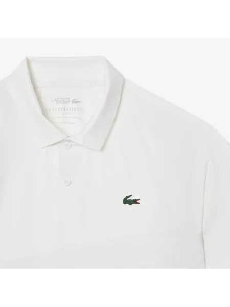 Lacoste Koszulka Polo Tennis X Novak Djokovic On Court biała