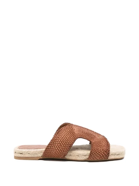 Espadrile Castaner fără toc maro