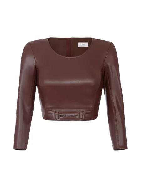 Top Elisabetta Franchi brązowy