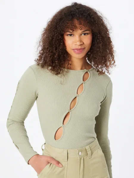 Nasty Gal Póló világoszöld