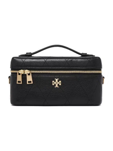 Torebka Tory Burch skórzana pikowana czarna