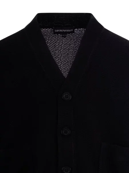 Kardigan dziecięcy Emporio Armani czarny
