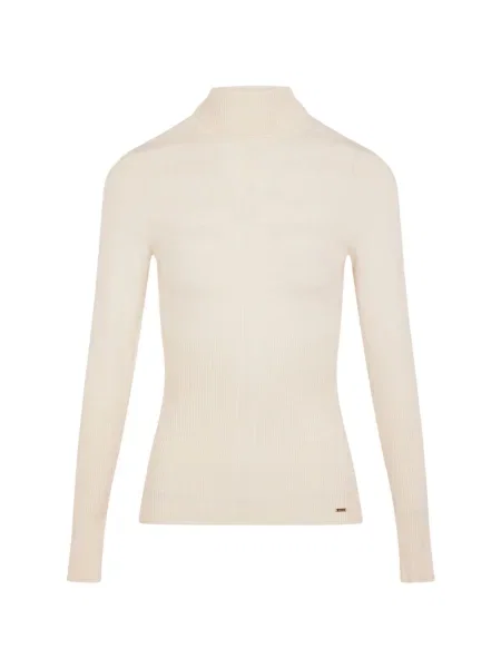 Pulover Morgan cu guler înalt negru