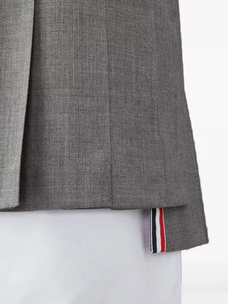 Fusta plisata Thom Browne plisată gri