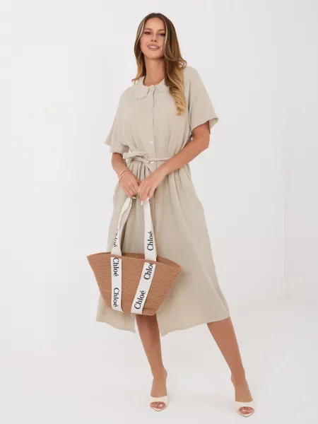 Rochie Italy Moda bej