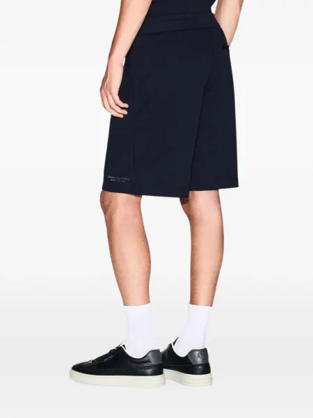 Pantaloni scurți Armani Exchange cu cordon albastru