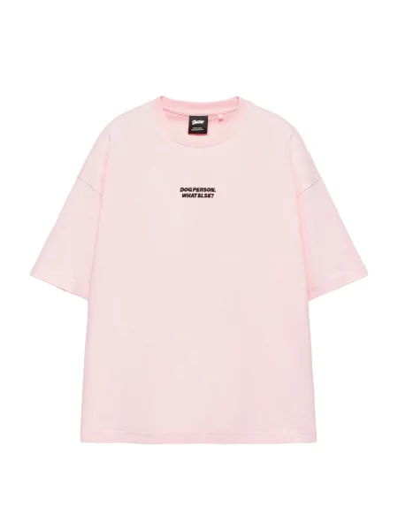 Pull&Bear Tricou STWD ciocolatiu / roz alb