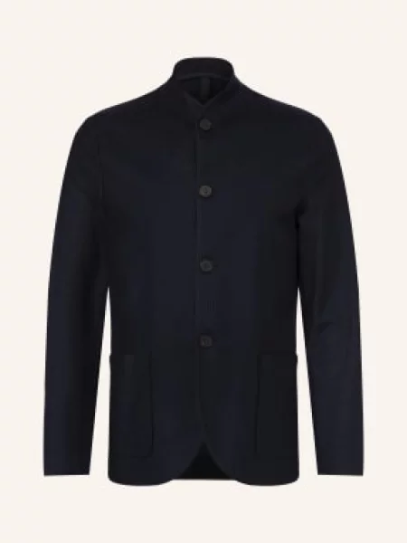 Harris Wharf London Marynarka Pikowana Regular Fit blau granatowa
