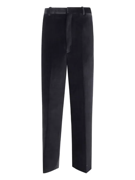 Pantaloni Jil Sander de catifea negru