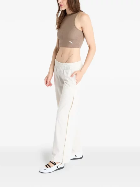Pantaloni Puma alergare alb