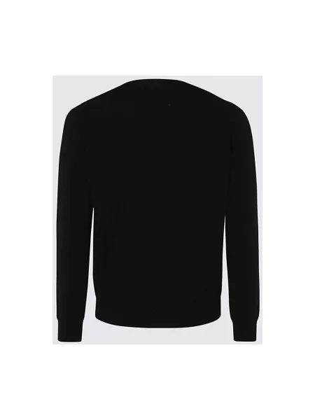 Sweter Malo z okrągłym dekoltem czarny