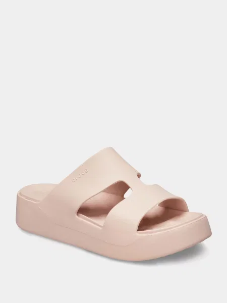 Шлепанцы Crocs розовые