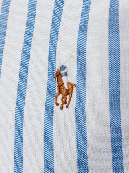 Polo Ralph Lauren Košeľa Modrá Custom Fit biela