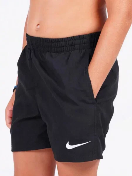 Szorty kąpielowe dziecięce Nike Essential 4" Volley czarne