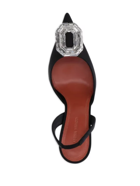 Pantofi cu toc Amina Muaddi negru