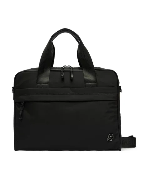 Laptoptáska Karl Lagerfeld fekete