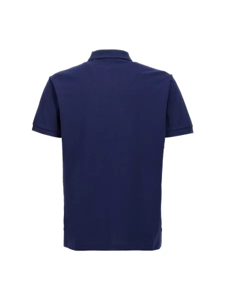 Koszulka polo o kroju slim fit z wyhaftowanym logo Polo Ralph Lauren niebieska
