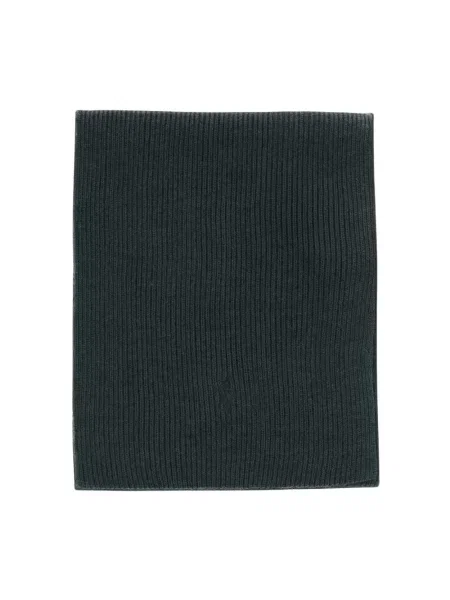 Szal z czystej wełny z wyhaftowanym logo Polo Ralph Lauren zielona