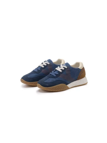 Sneakersy Kehnoo skórzane niebieskie