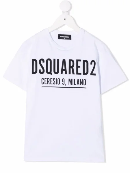 Koszulka dziecięca Dsquared2 biała