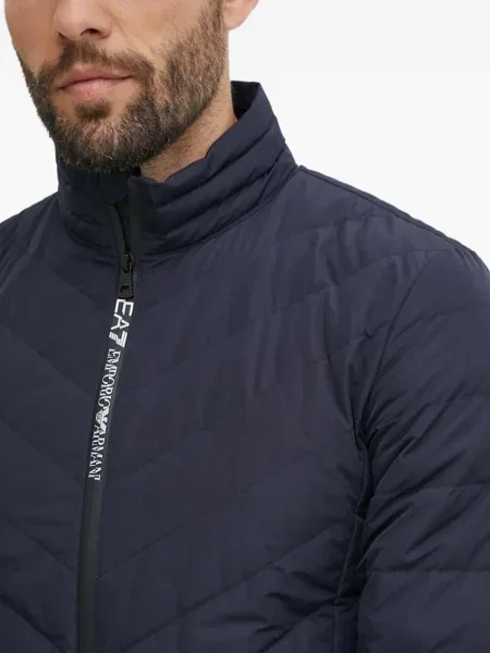 Geacă Ea7 Emporio Armani albastru
