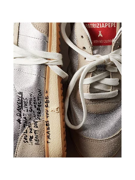 Sneakersy Patrizia Pepe skórzane