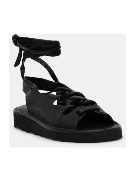 Fracap sandały skórzane Sandal czarne