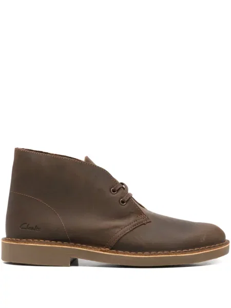 Ghete desert Clarks Originals cu șireturi din dantelă maro
