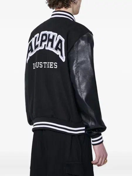 Geacă bomber Alpha Industries negru