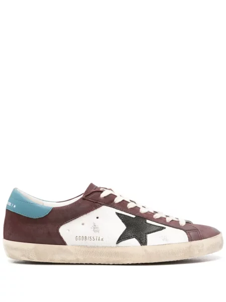Sneakerși Golden Goose din piele alb