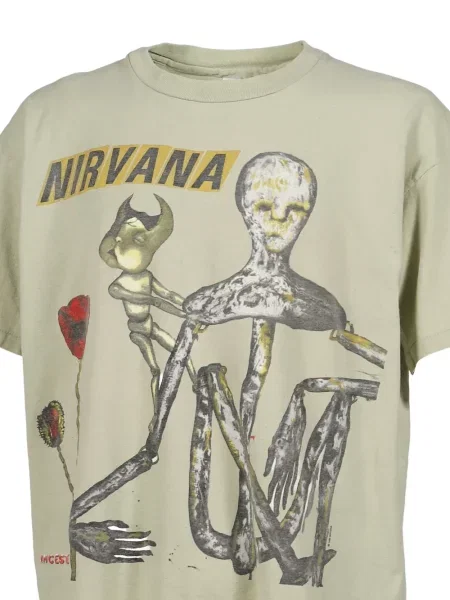Tricou Earthling Collective cu imagine verde