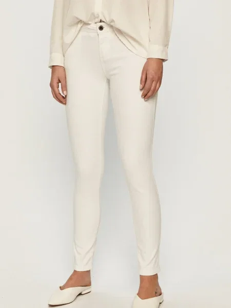 Blugi skinny Morgan alb