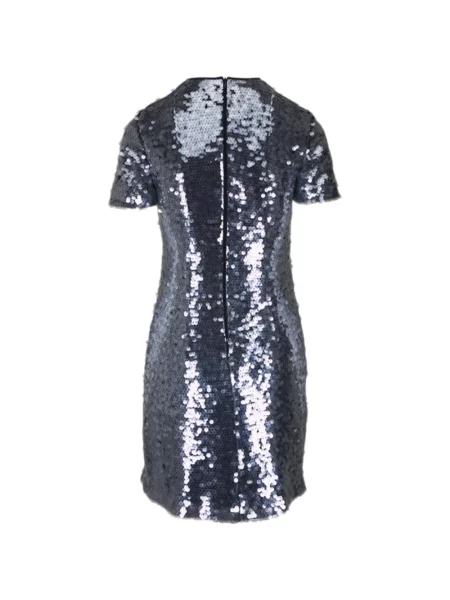 Rochie mini Akris cu paiete de costum albastru