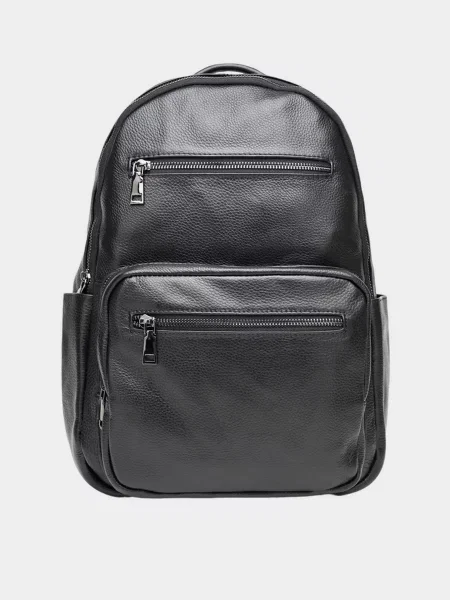 Кожаный рюкзак Borsa Leather черный
