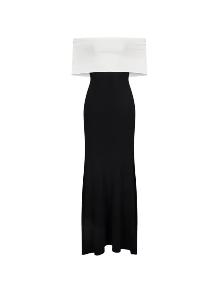 Rochie maxi Roland Mouret negru