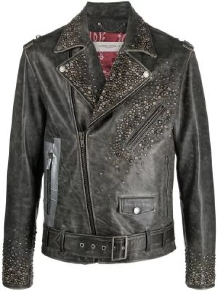 Geanta de piele Golden Goose negru