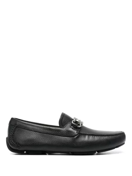 Pantofi loafer Ferragamo din piele slip-on negru