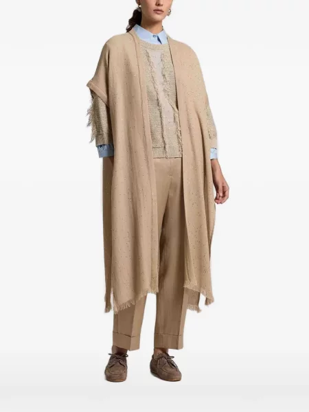 Palton Peserico cu paiete auriu