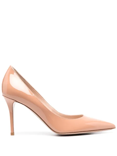 Pantofi cu toc Le Silla din piele de lac roz