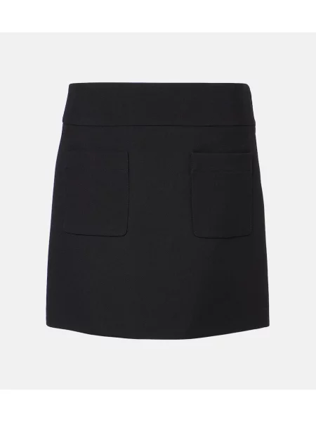 Spódnica Chloe wełniana czarna