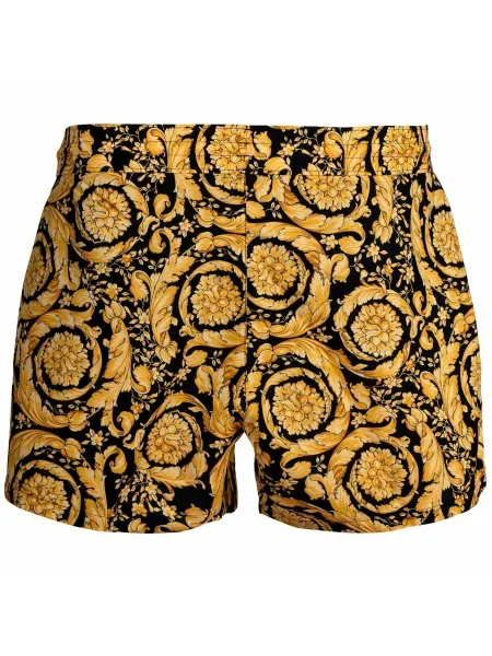 Rövid fürdőruha Versace fekete