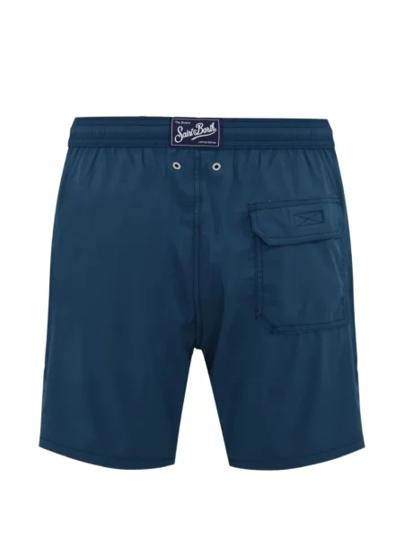 Slip de baie Mc2 Saint Barth cu broderie albastru