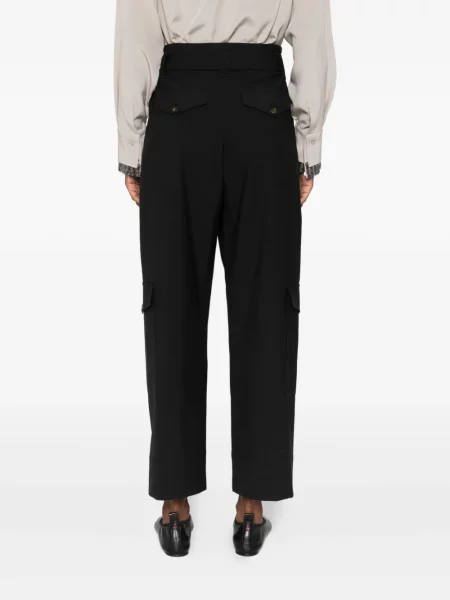 Pantaloni cargo Brunello Cucinelli negru