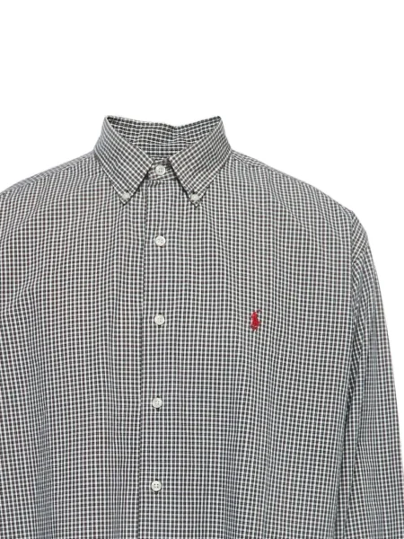 Retro dugo košulja Polo Ralph Lauren Vintage crna