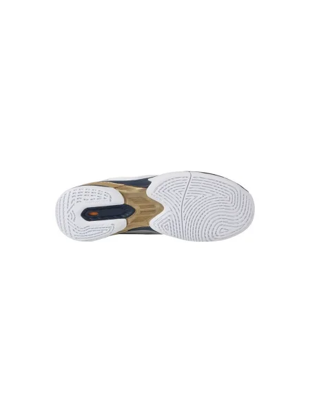 Pánske bedmintonové topánky VICTOR AX bright white/light gold biela