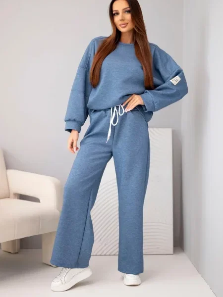 Pantaloni Kesi Włoski albastru
