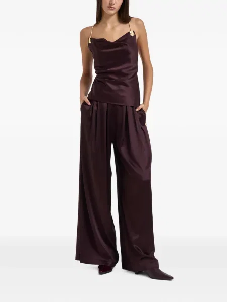Top Danamé cu bretele violet