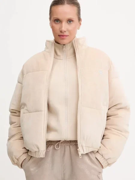 Guess kurtka COUTURE zimowa beżowy