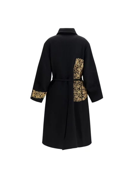 Sukienka Dries Van Noten wełniana czarna