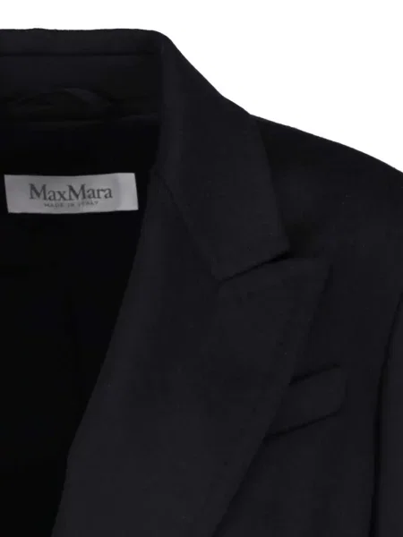 Geacă Max Mara cu două rânduri de nasturi negru